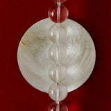 Lily Dew White Crystal Beaded Necklace gembea jewelry