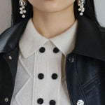 Lily of the Valley Natural Pearl Earrings - Gembea Jewelry