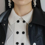 Lily of the Valley Natural Pearl Earrings - Gembea Jewelry