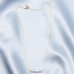 14K Gold Long Baroque Pearl Necklace - Gembea Jewelry