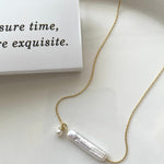 14K Gold Long Baroque Pearl Necklace - Gembea Jewelry
