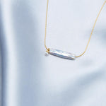 14K Gold Long Baroque Pearl Necklace - Gembea Jewelry