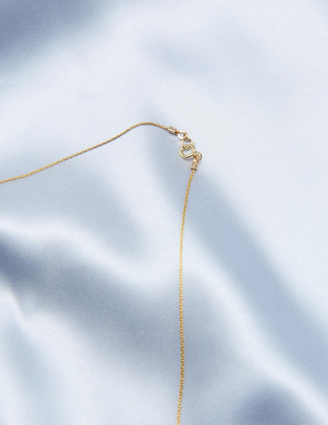 14K Gold Long Baroque Pearl Necklace - Gembea Jewelry