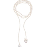 Long Baroque Pearl Beaded Necklace gembea jewelry