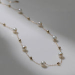 Love and the City Vintage Chain Pearl Necklace - Gembea Jewelry