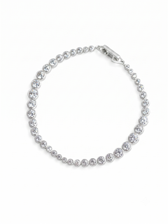 Lueur Bubble Cubic Zircon Bracelet-Silver gembea jewelry