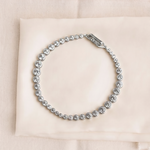 Lueur Bubble Cubic Zircon Bracelet-Silver gembea jewelry