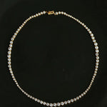 Lueur Bubble Cubic Zircon Necklace-Gold gembea jewelry