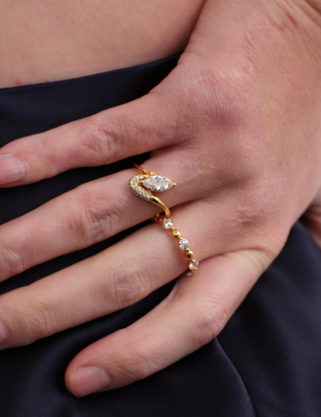 Luminous Band Lab-grown Diamond Ring gembea jewelry