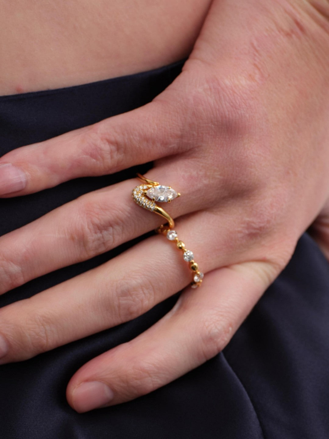 Luminous Band Lab-grown Diamond Ring gembea jewelry