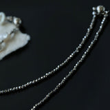 Luxury Shining Silver Baroque Pearl Necklace gembea jewelry