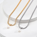 Massive Freshwater Pearl Pendant Necklace - Gembea Jewelry