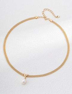 Massive Freshwater Pearl Pendant Necklace - Gembea Jewelry