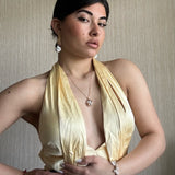 Metal Lava Baroque Pearl Chain Necklace gembea jewelry