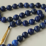 Metallic Fish Lapis Lazuli Bead Baroque Pearl Necklace gembea jewelry