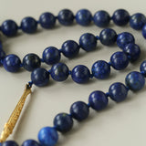 Metallic Fish Lapis Lazuli Bead Baroque Pearl Necklace gembea jewelry