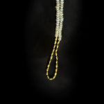 Mini Golden Rice Pearl Beaded Choker Necklace gembea jewelry