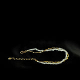 Mini Golden Rice Pearl Doubel Beaded Bracelet gembea jewelry