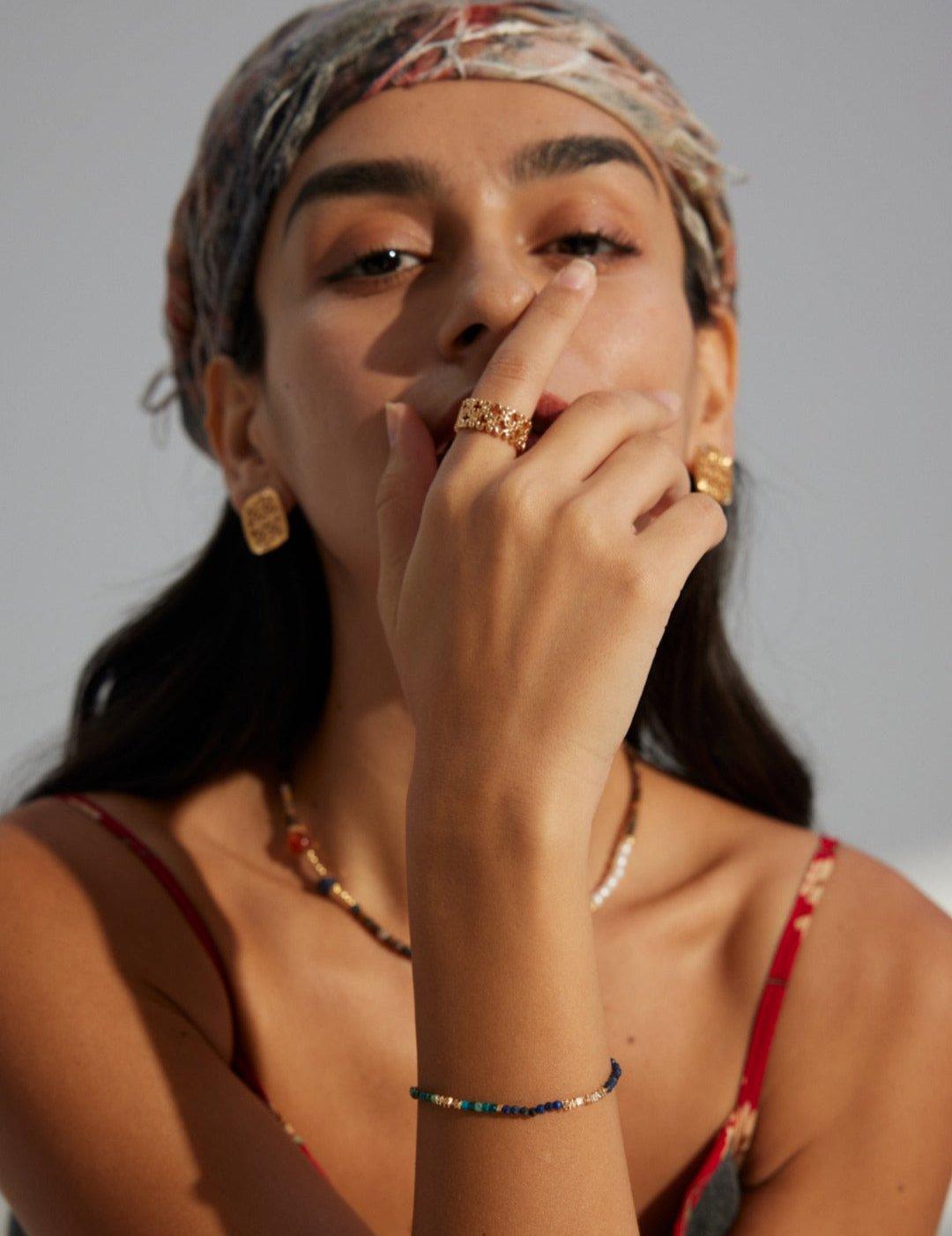 Synthetic Lapis Lazuli Lucky Bracelets - Gembea Jewelry