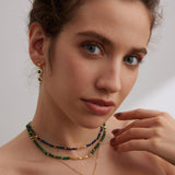 Synthetic Lapis Lazuli Gemstone Lucky Necklaces - Gembea Jewelry