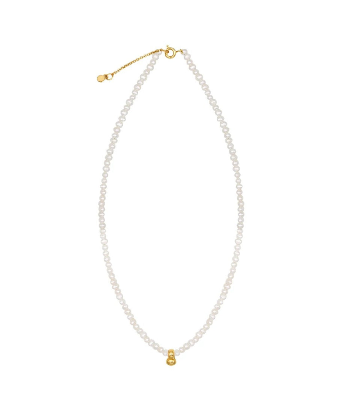Mini Pearl Beaded Collar Necklace