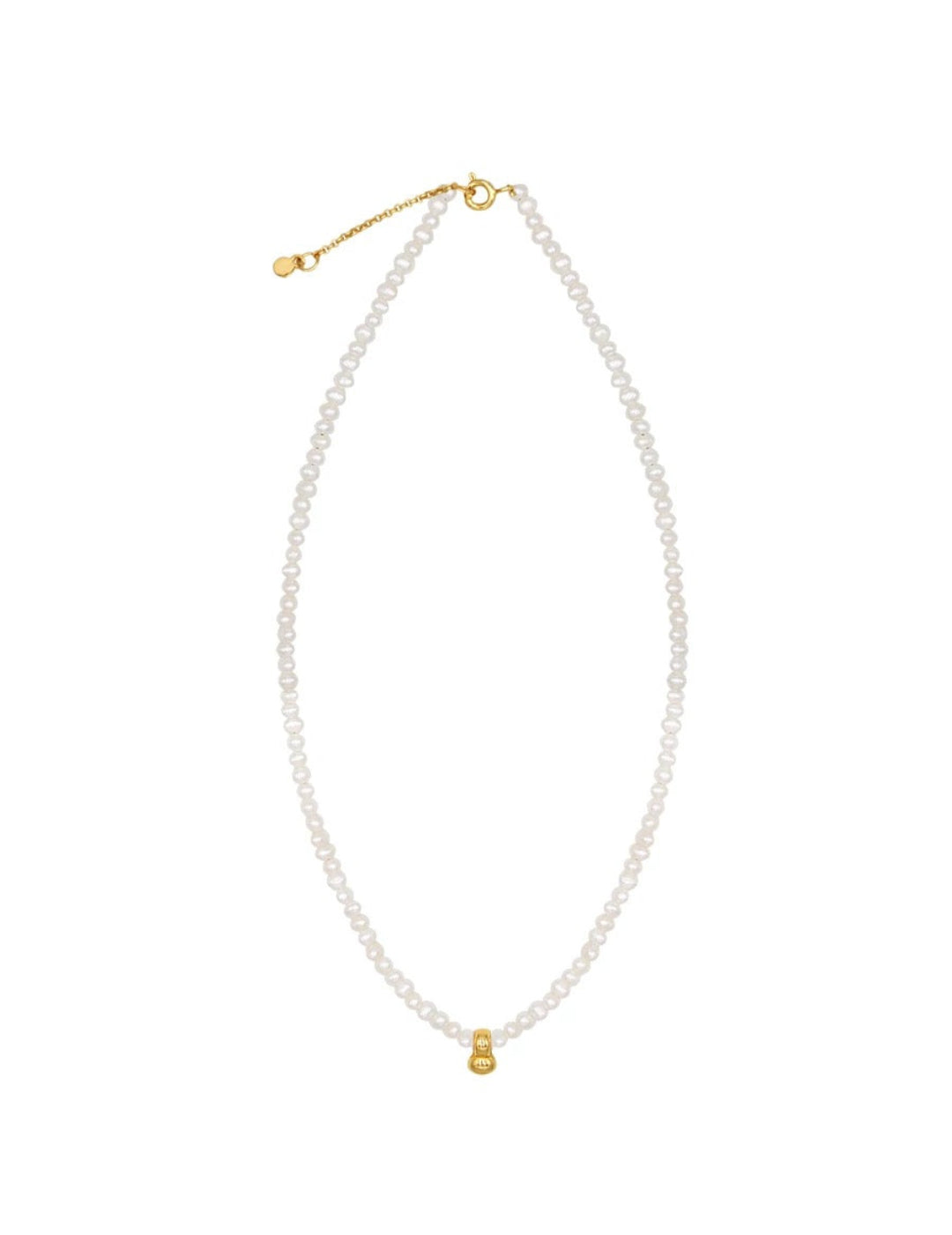 Mini Pearl Beaded Collar Necklace