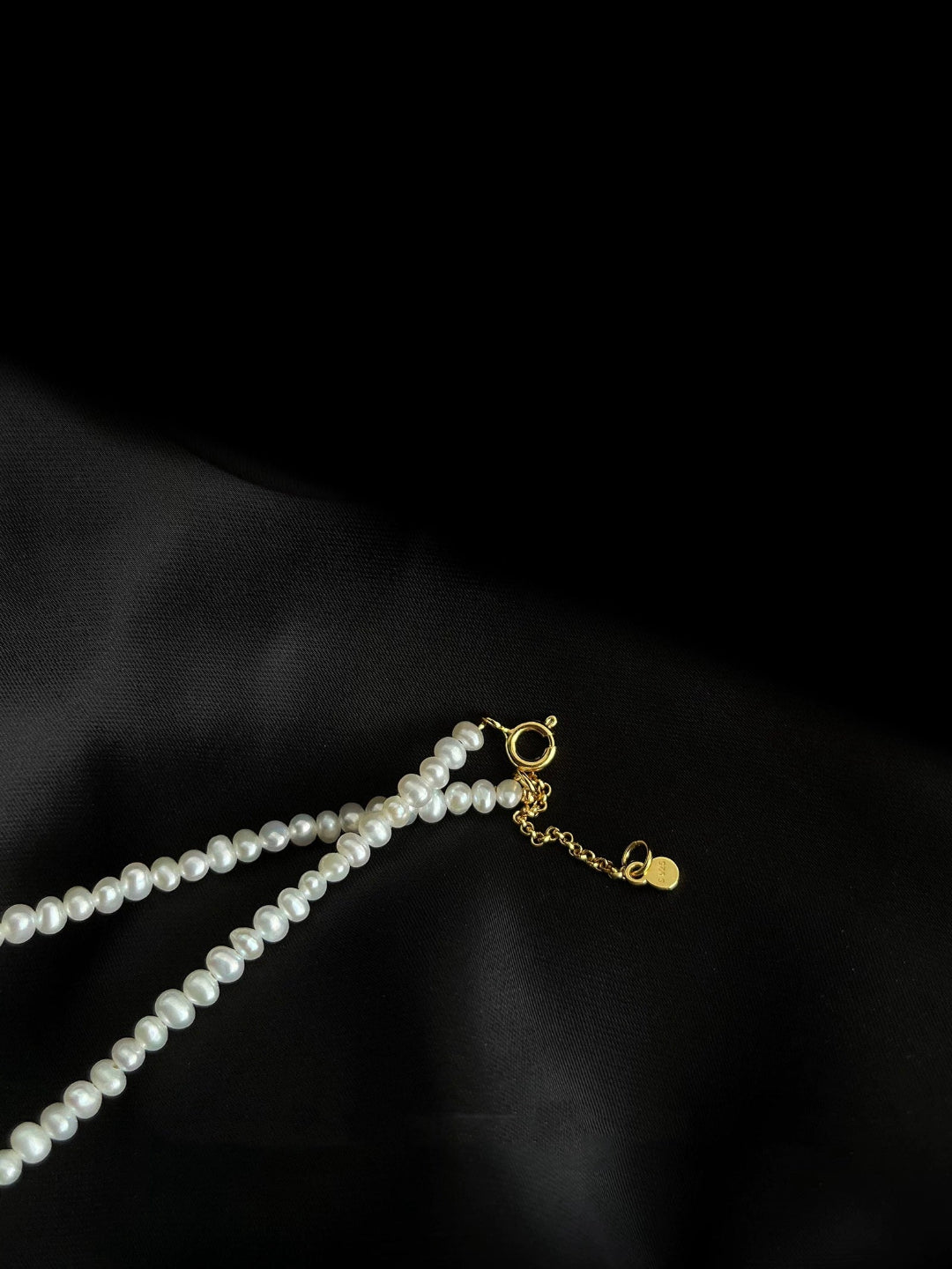 Mini Pearl Beaded Collar Necklace gembea jewelry