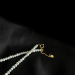 Mini Pearl Beaded Collar Necklace gembea jewelry