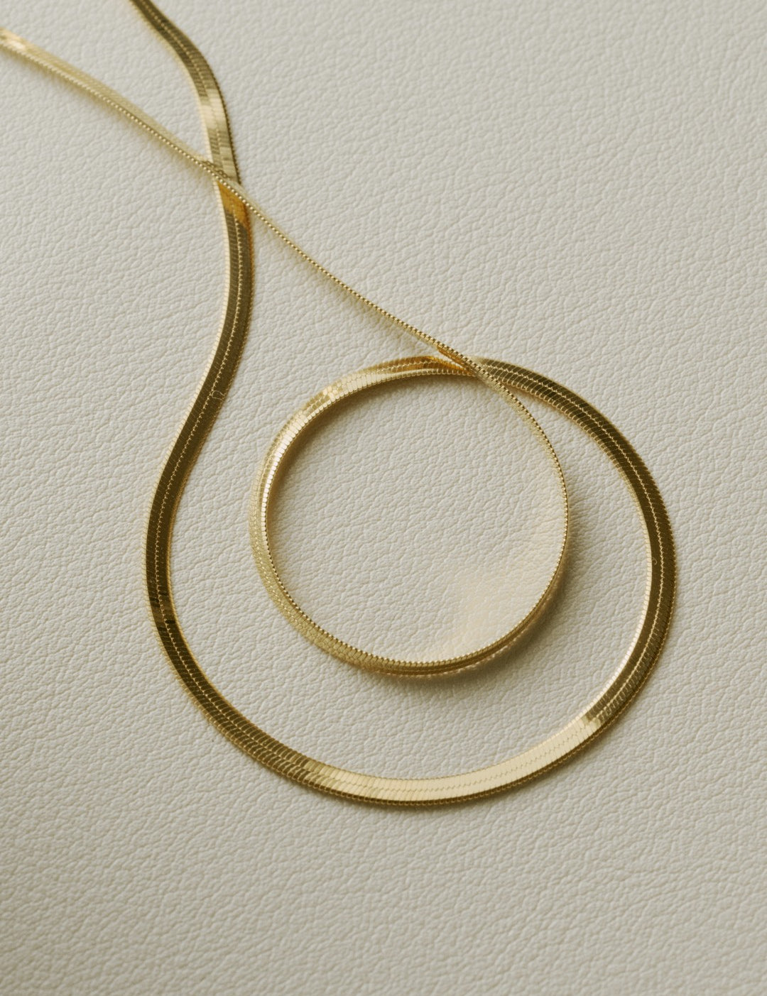 Minimalist Snake Gold Chain Necklace gembea jewelry