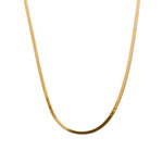 Minimalist Snake Gold Chain Necklace gembea jewelry