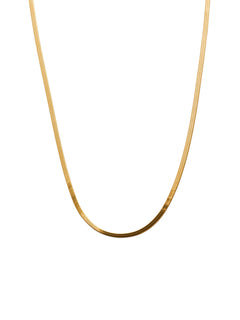 Minimalist Snake Gold Chain Necklace gembea jewelry