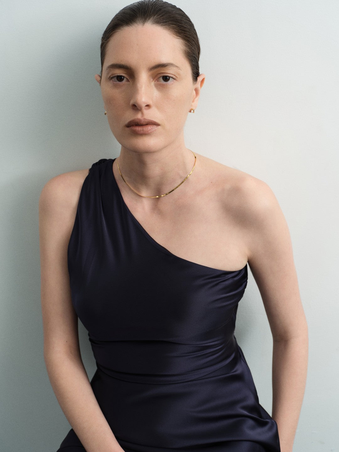 Minimalist Snake Gold Chain Necklace gembea jewelry