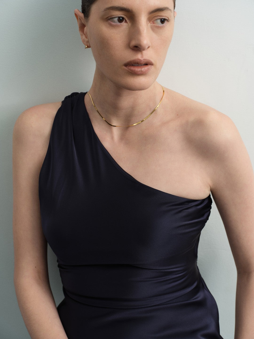 Minimalist Snake Gold Chain Necklace gembea jewelry