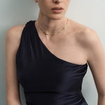 Minimalist Snake Gold Chain Necklace gembea jewelry