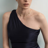 Minimalist Snake Gold Chain Necklace gembea jewelry