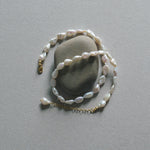 Minimalist Irregular Baroque Pearl Necklace gembea jewelry