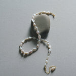 Minimalist Irregular Baroque Pearl Necklace gembea jewelry