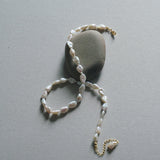 Minimalist Irregular Baroque Pearl Necklace gembea jewelry
