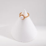 Minimalist Round Freshwater Pearl Rings - Gembea Jewelry