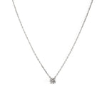 Moissanite Diamond Silver Chain Necklace gembea jewelry