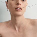 Moissanite Diamond Silver Chain Necklace gembea jewelry