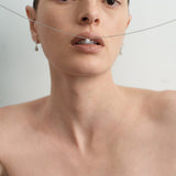 Moissanite Diamond Silver Chain Necklace gembea jewelry