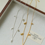 Moon Pendant Snake Chain Necklace gembea jewelry