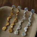 Moon Phase Gradient Drop Earrings gembea jewelry
