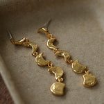 Moon Phase Gradient Drop Earrings gembea jewelry