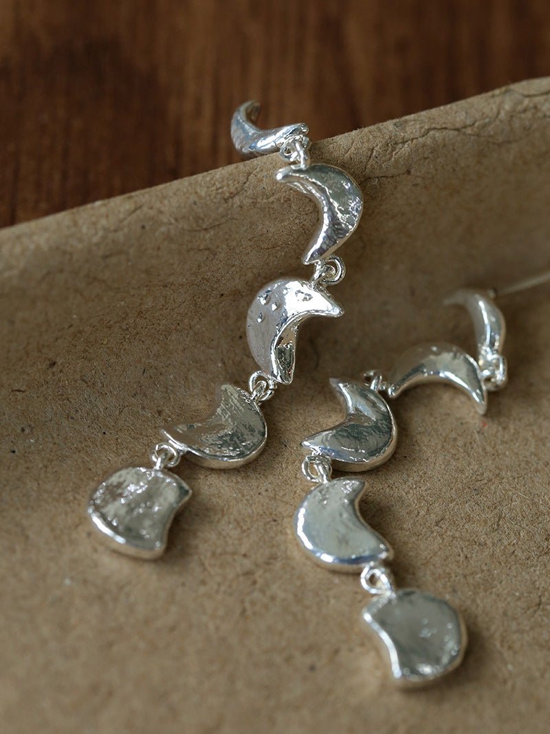 Moon Phase Gradient Drop Earrings gembea jewelry