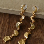 Moon Phase Gradient Drop Earrings gembea jewelry