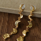 Moon Phase Gradient Drop Earrings gembea jewelry