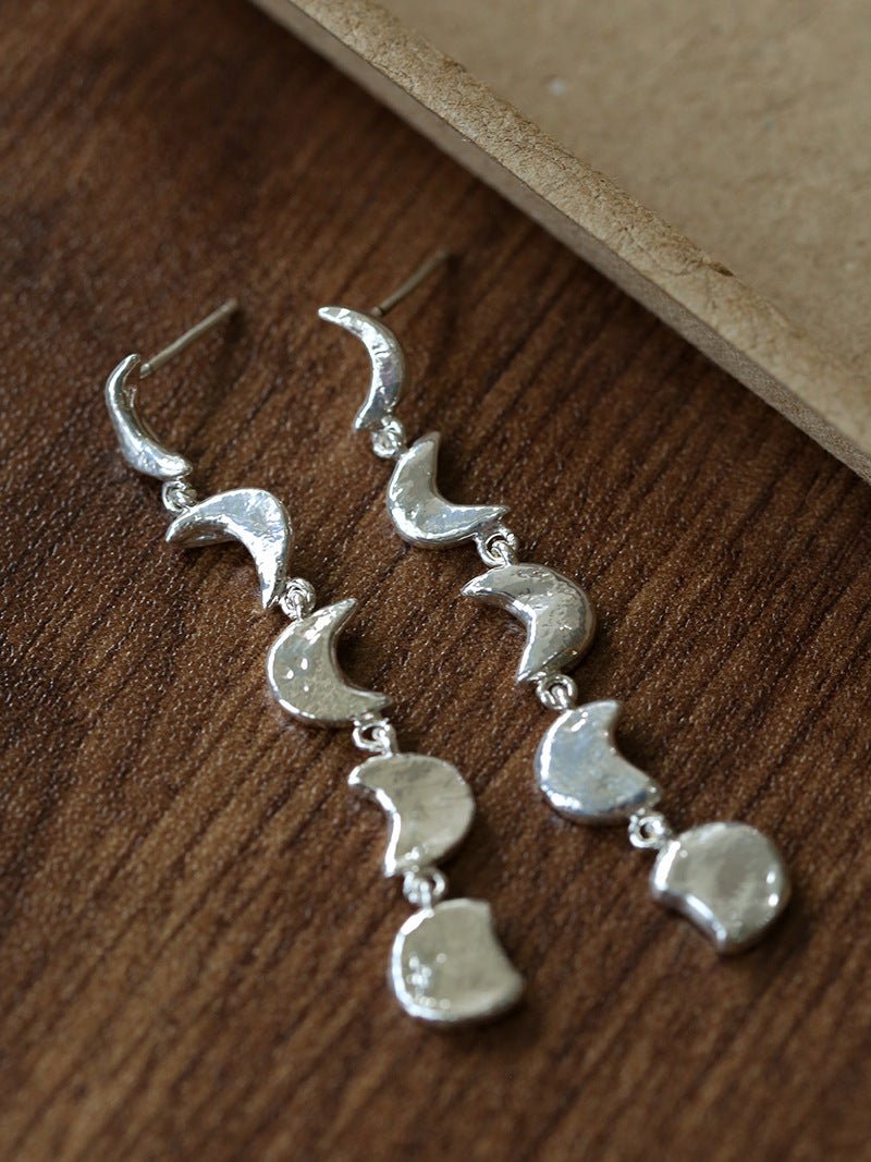 Moon Phase Gradient Drop Earrings gembea jewelry