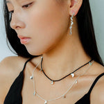 Moon Phase Gradient Drop Earrings gembea jewelry